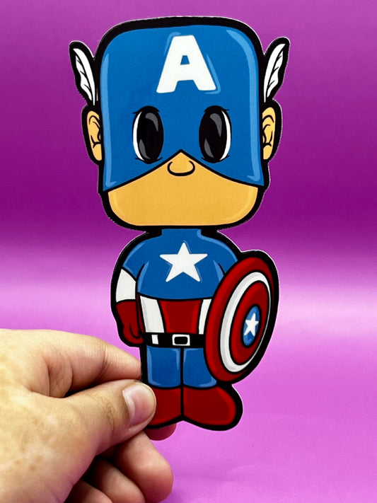 Captain America Chibi Sticker